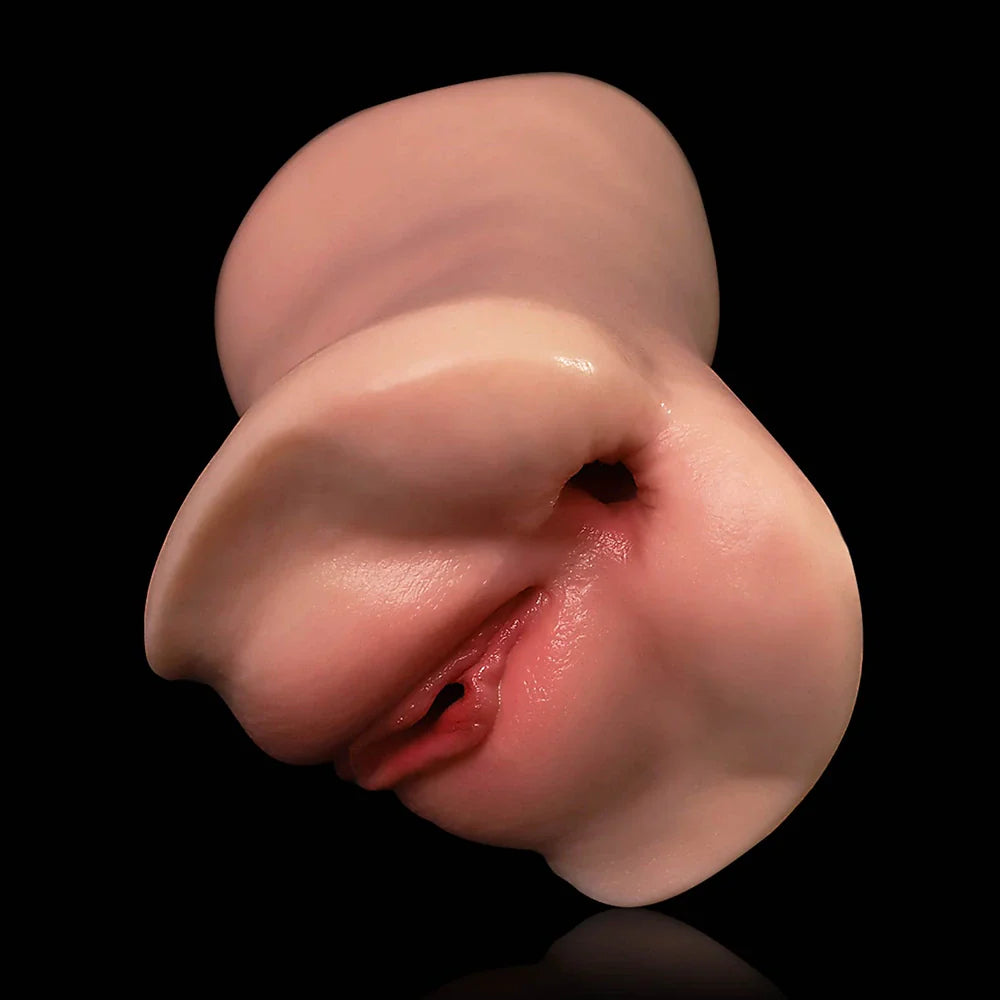 Janice: 0,9 kg sexy 3‑in‑1 siliconen pocket pussy