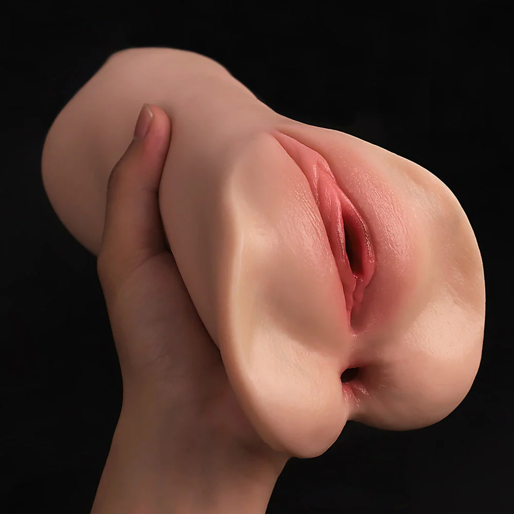 Janice: 0,9 kg sexy 3‑in‑1 siliconen pocket pussy