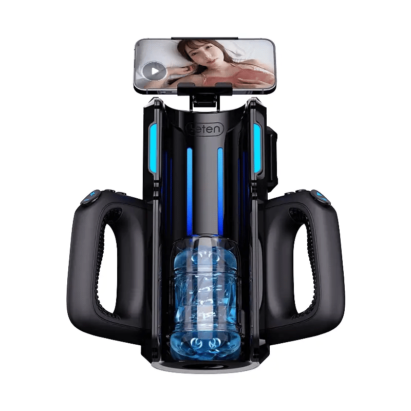 Leten Cannon King: volautomatische Quickshot-stroker met 2 mouwen, 10 modi en 10 snelheden