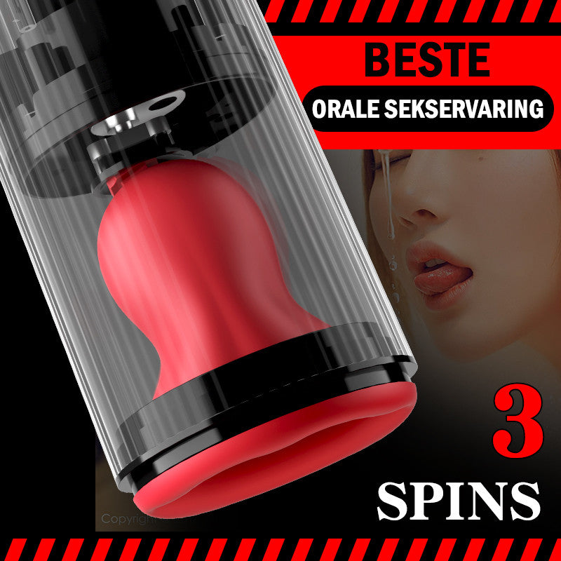 XG13: Penisvibrators met roterende vibratie- en zuigfunctie