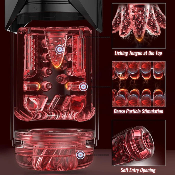 XT20Pro: App control hands free blowjob masturbator