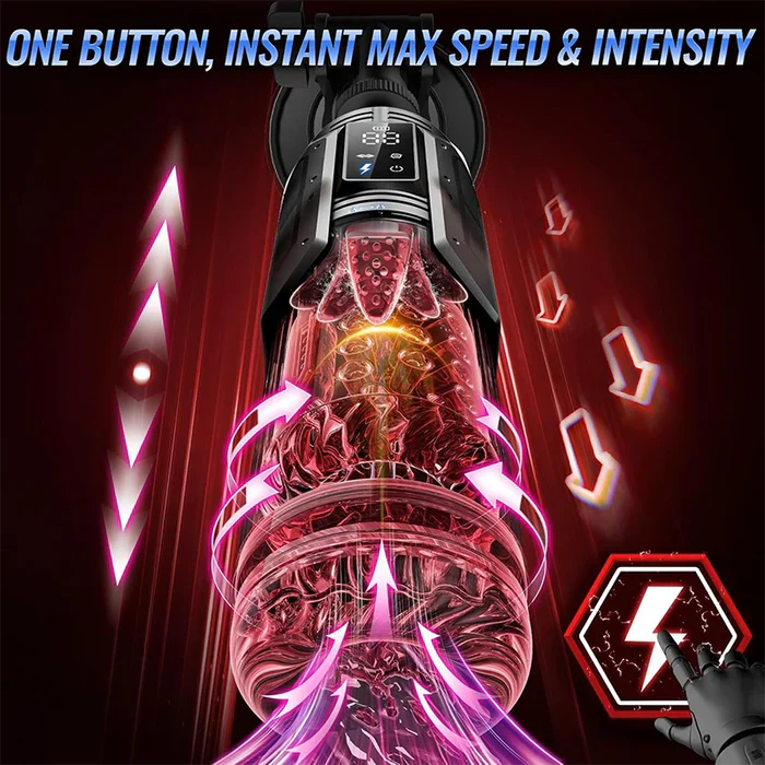 XT20Pro: App control hands free blowjob masturbator