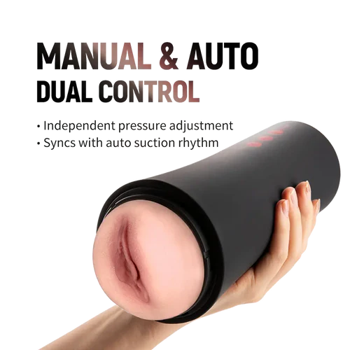XV2: Masturbator met vacuümklem-technologie, klemmeganisme & magnetisch veiligheidsslot