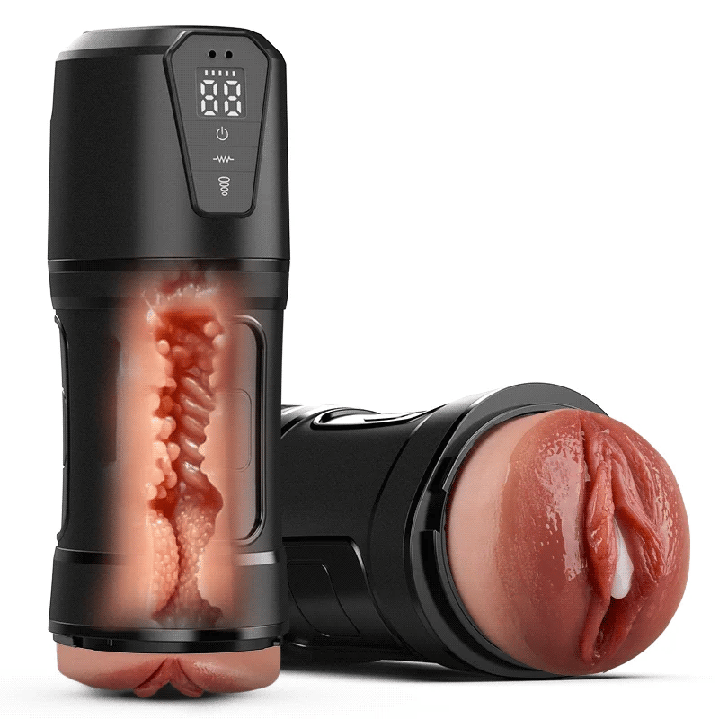 XV8 Realistische elektrische vagina met 10 trillingen, 5 zuigmodi