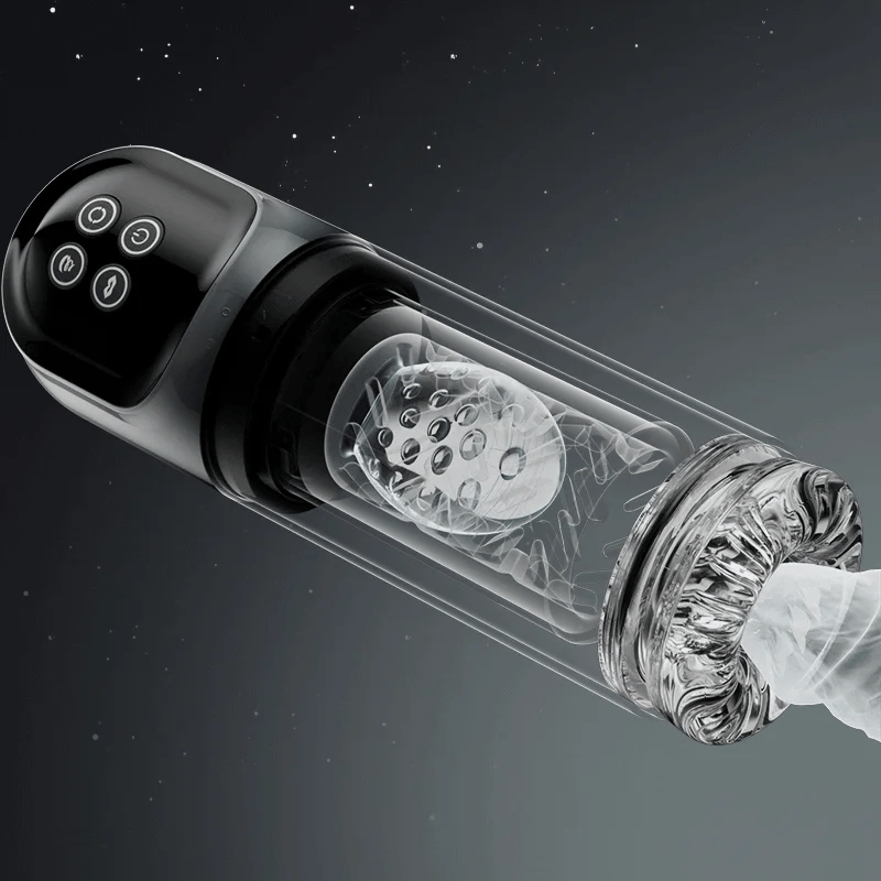 XR3 Plus: 2-in-1 Volledig Waterdichte Blowjob Stimulator met Water Vacuümpomp