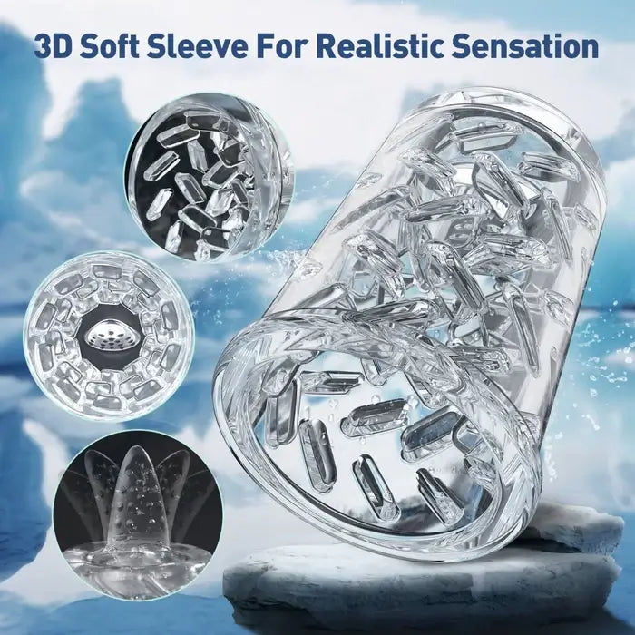 XR3 Plus: 2-in-1 Volledig Waterdichte Blowjob Stimulator met Water Vacuümpomp