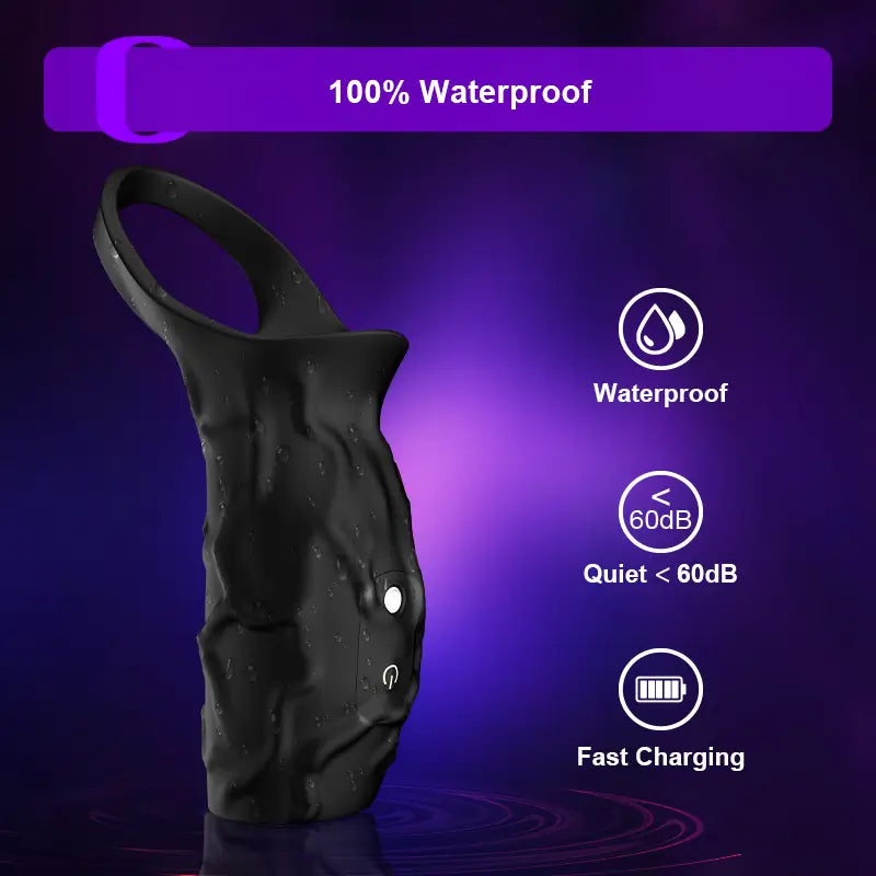 PR11: cockring hoesje met 10 vibratiemodi