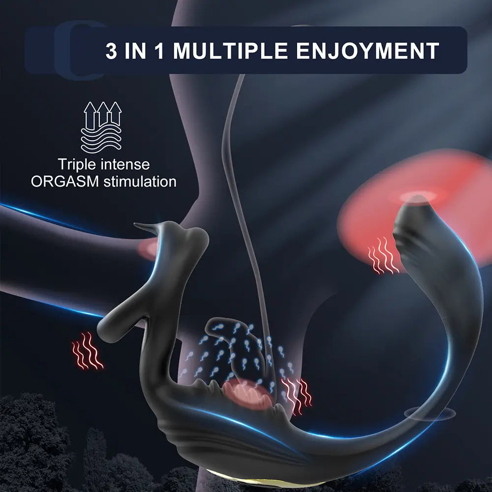 PM5: elektrische prostaatmassager voor stimulatie van penis, testikels en perineum