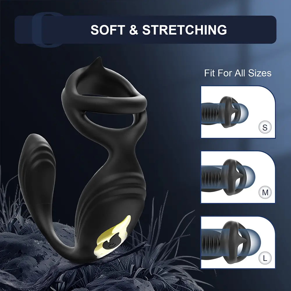 PM5: elektrische prostaatmassager voor stimulatie van penis, testikels en perineum