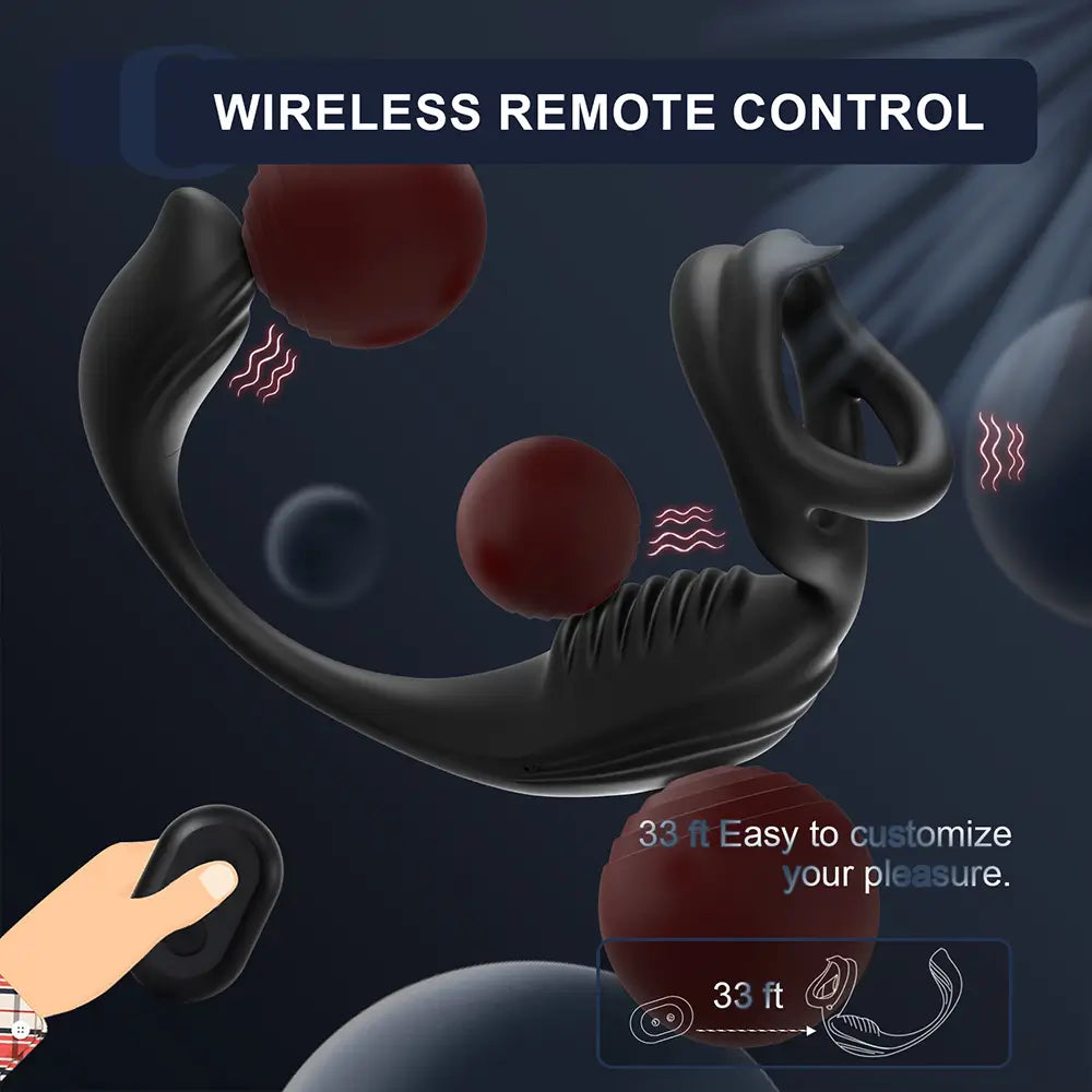 PM5: elektrische prostaatmassager voor stimulatie van penis, testikels en perineum