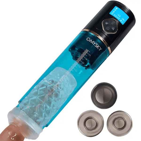 XP6: elektrische waterpenispomp met 6 zuigmodi en LED-display