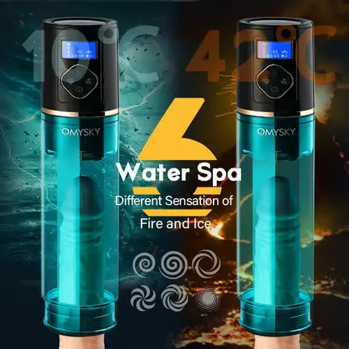 XP6: elektrische waterpenispomp met 6 zuigmodi en LED-display