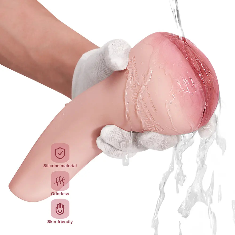 Dawn: 775 g volledig siliconen vagina met maagdelijke schaamlippen