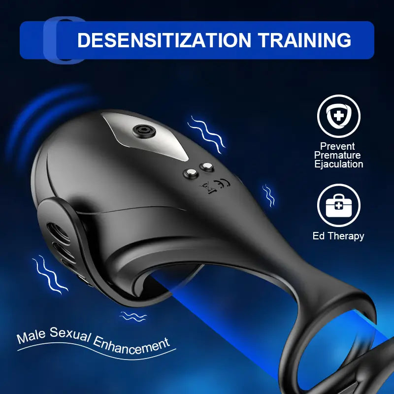 XG5: App-gestuurde 3-in-1 masturbatietrainer met penisring