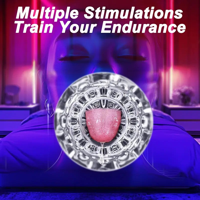 XG18 Plus: Glans-trainingsstimulator met 10 lik- en stootmodi voor orale sensatie