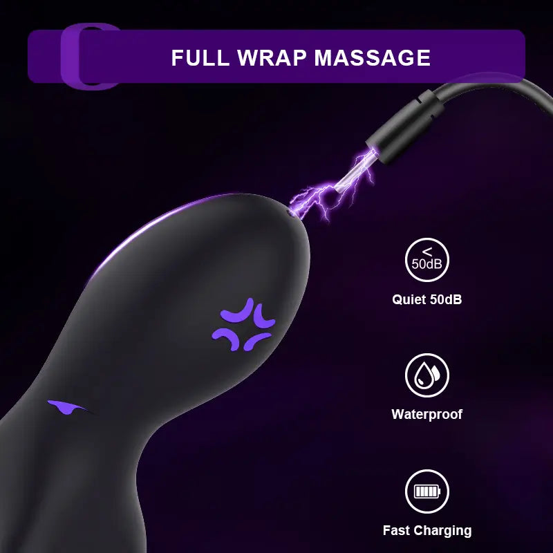 XG11: Octopus glanstrainer voor mannen met 10 vibratiemodi