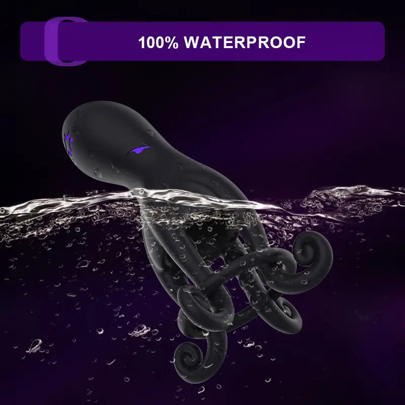 XG11: Octopus glanstrainer voor mannen met 10 vibratiemodi