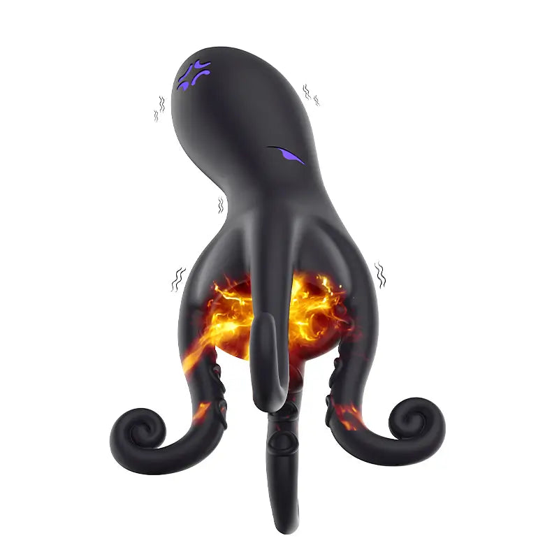 XG11: Octopus glanstrainer voor mannen met 10 vibratiemodi