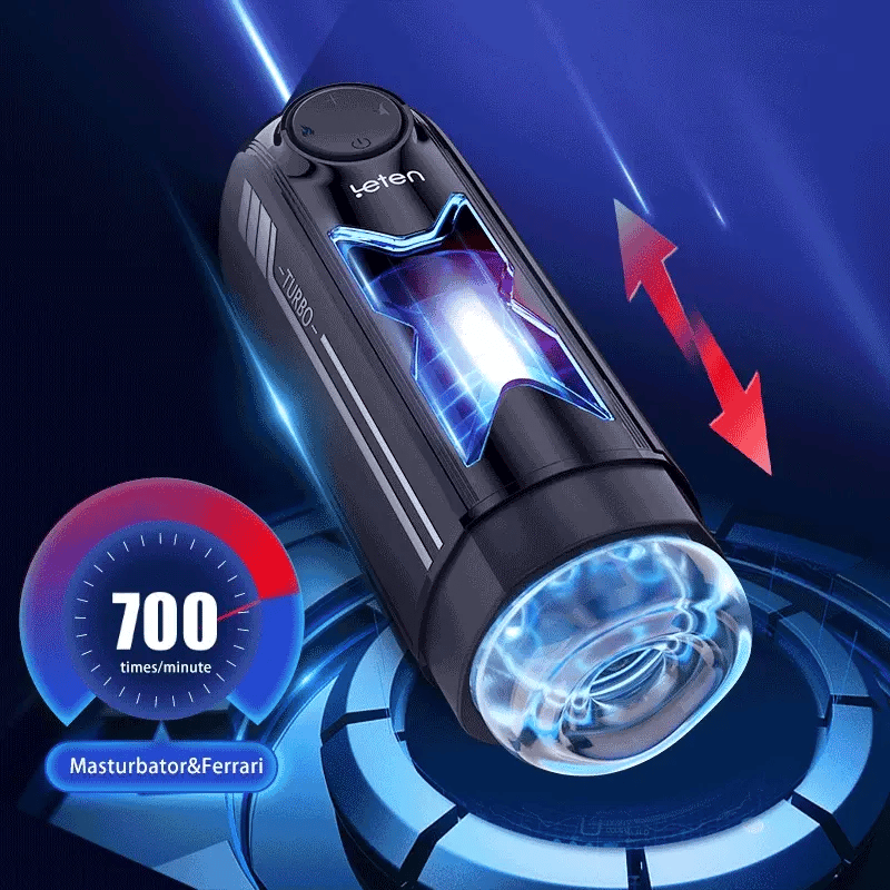 Leten Turbo X Pro: 10 stootmodi hoge snelheid mannenstroker