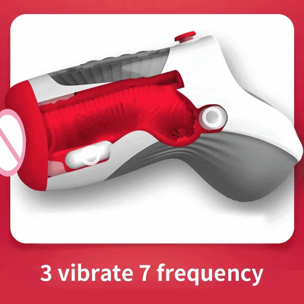 Leten Air Blast: Orale simulator met 3 zuig- en 3 vibratiestanden