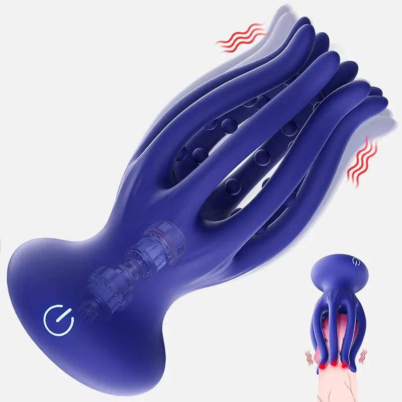XG16: Octopus tentakel eikeltrainer met 10 vibratiemodi