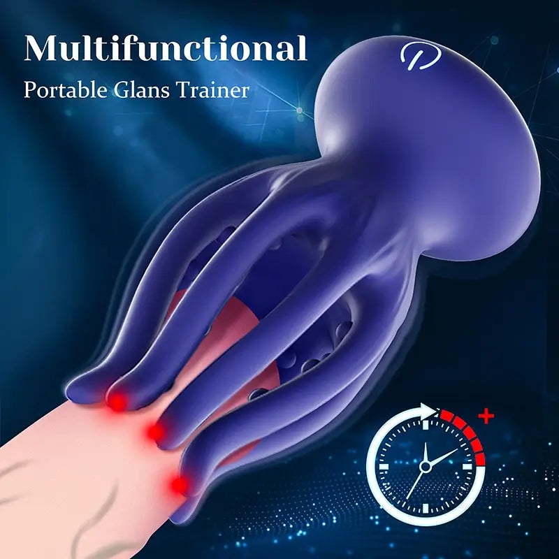 XG16: Octopus tentakel eikeltrainer met 10 vibratiemodi