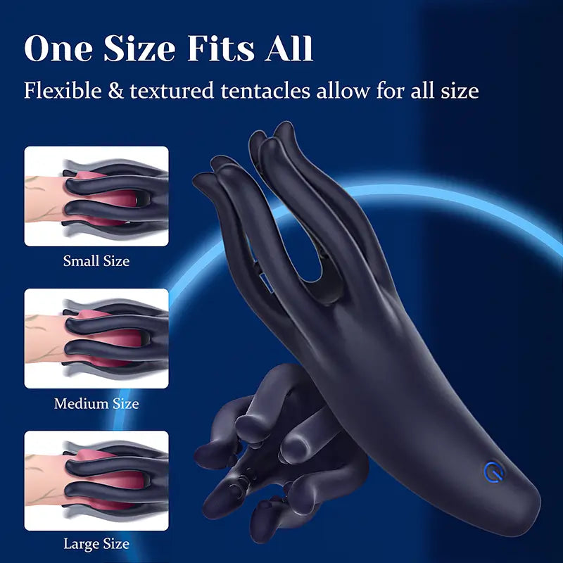 XG17: Monster tentakel eikelvibrator met 10 standen