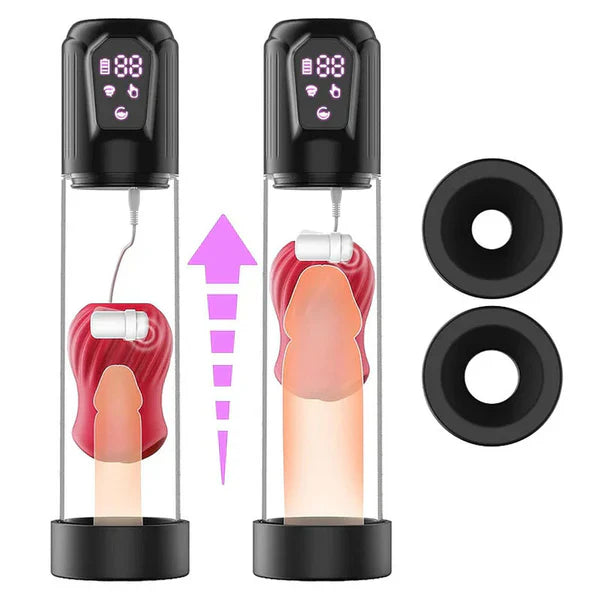XP4 Plus penispompvergroter met 7 vibratie‑ en 5 zuigmodi