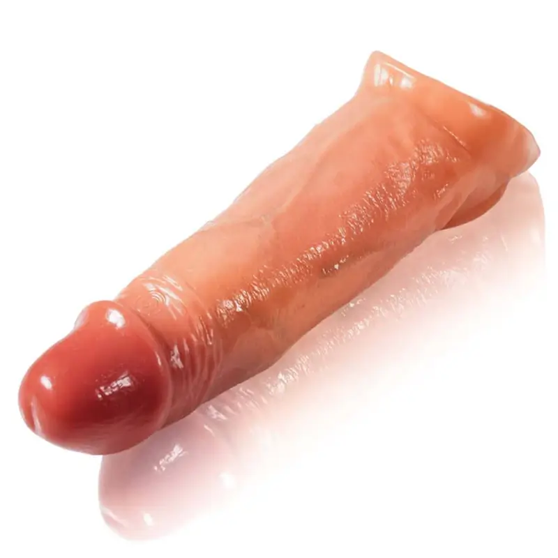 19,8 cm lengte x 10,4 cm omtrek realistische vibrerende penismouw