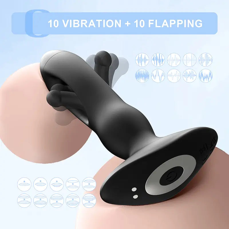 PM4: Prostaatmassager anaal plug speeltje met afstandsbediening