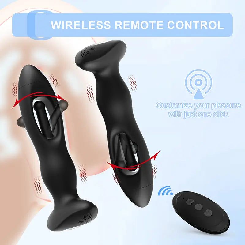 PM4: Prostaatmassager anaal plug speeltje met afstandsbediening