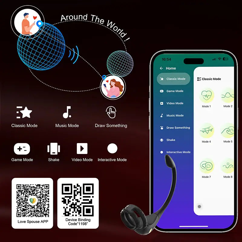 PM2: Prostaatmassager met Penisring – Bedienbaar via Afstandsbediening of App