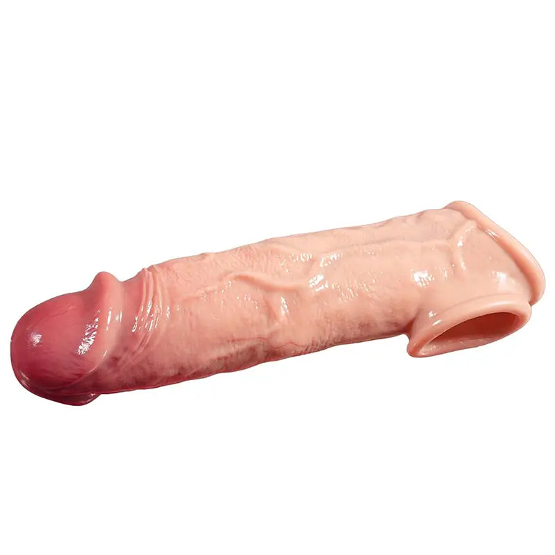 18,5 cm x 4,5 cm realistische siliconen penisverlenging