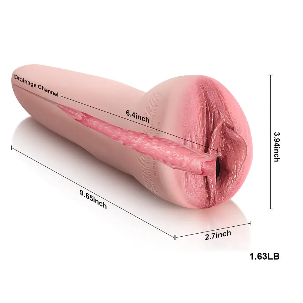 Luxe: 740 g realistische siliconen vagina