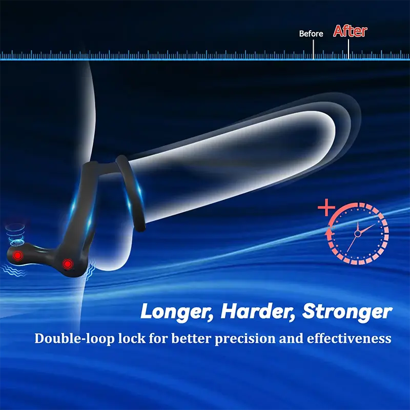 PR6 Penisring met Dubbele Motoren & Afstandsbediening - Trilling voor Penis, Ballen en Perineum