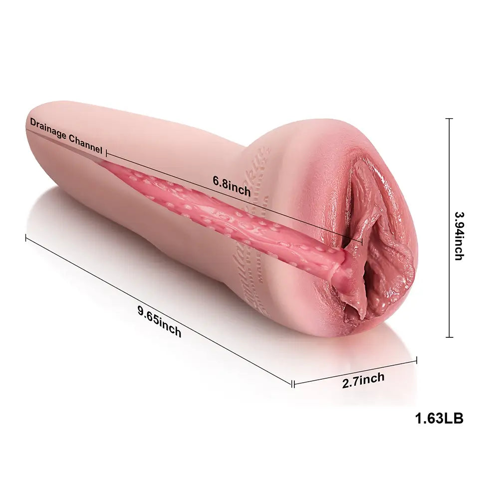 Grace: 740 g ultra-realistische siliconen pocket pussy