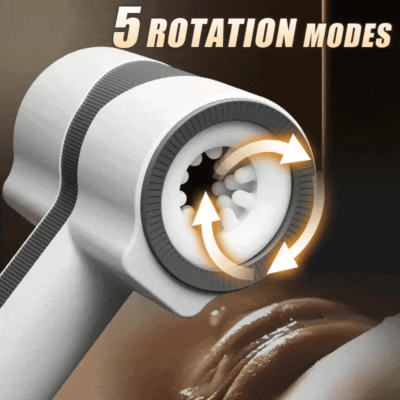 XR17: Automatische masturbatiecup met 5 telescopische rotatiemodi en 7 vibratiestanden