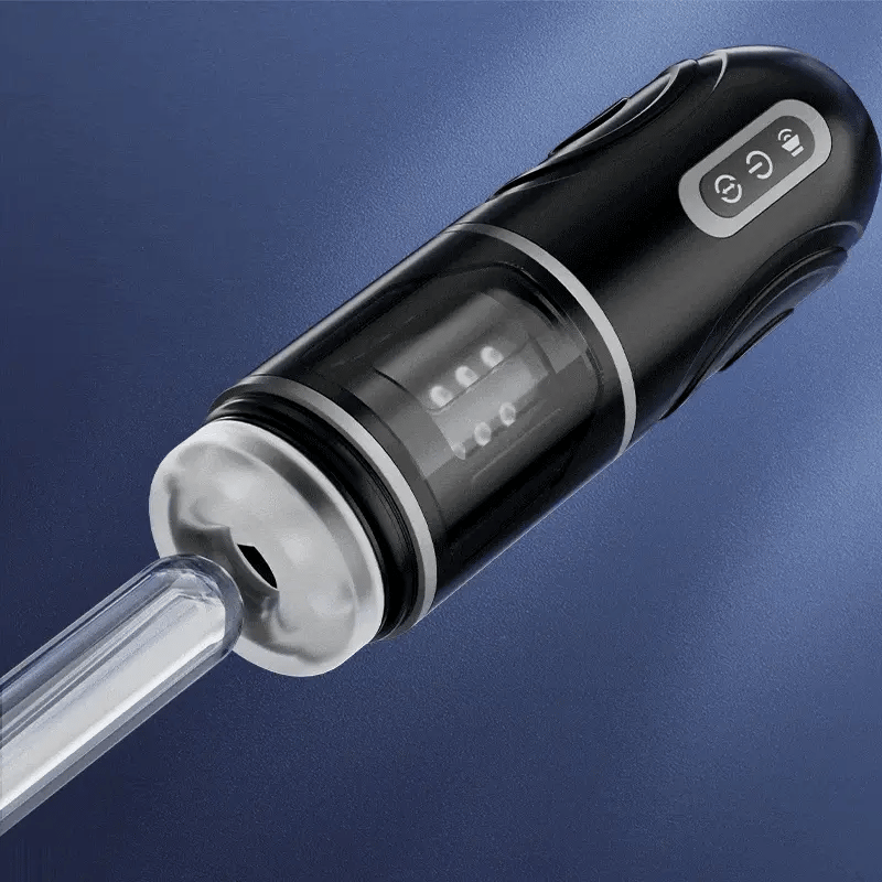 XR12: Telescopische roterende masturbatiebeker met zuigbasis