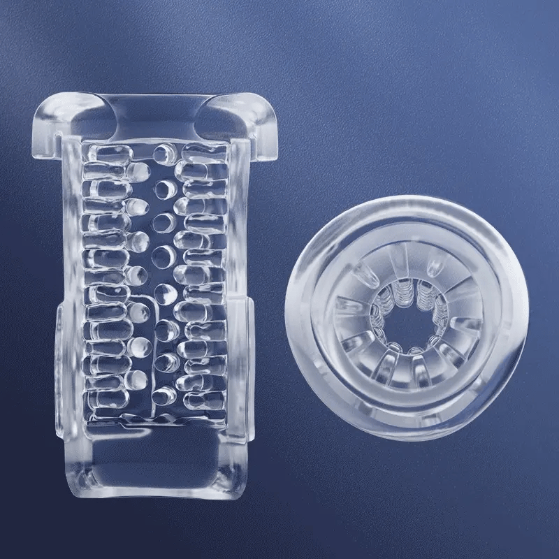 XR12: Telescopische roterende masturbatiebeker met zuigbasis