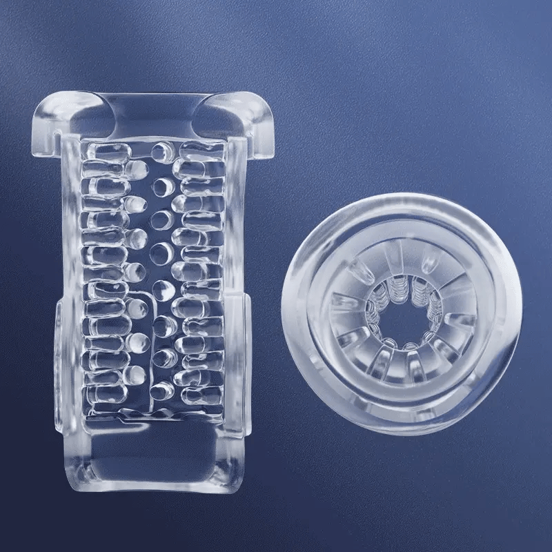 XR12: Telescopische roterende masturbatiebeker met zuigbasis