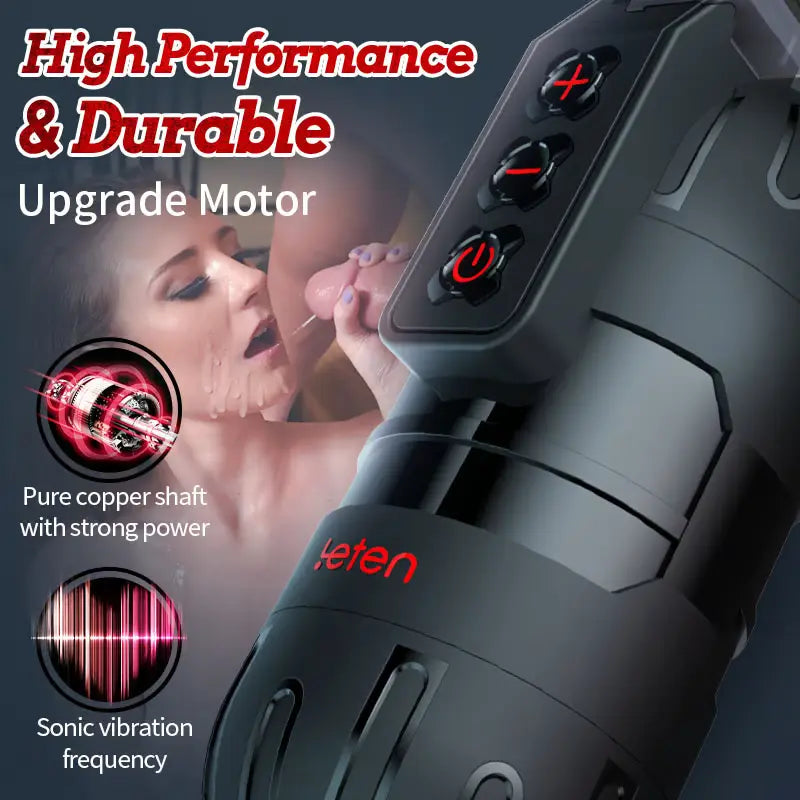 Leten Powerful Blasting: 10 vibrerende mannelijke masturbator met app-bediening