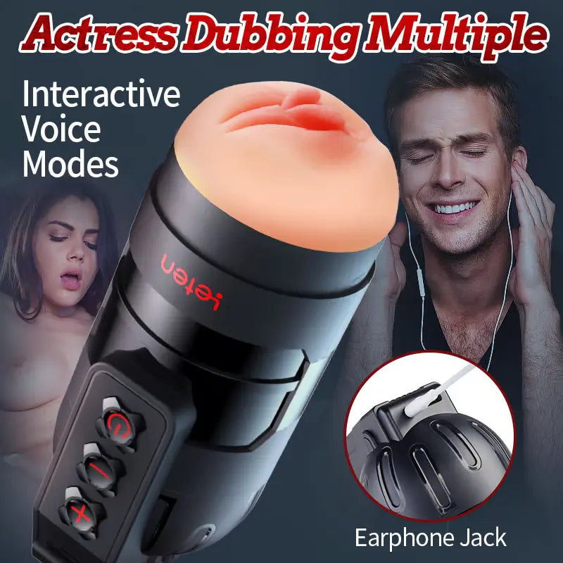 Leten Powerful Blasting: 10 vibrerende mannelijke masturbator met app-bediening
