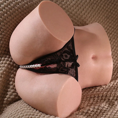 Avery: 12,5 kg siliconen billen-torso met grote achterkant