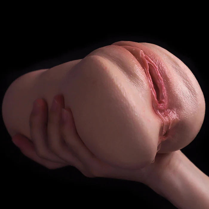 Eliza: 1kg 2-in-1 Siliconen pocket vagina masturbator
