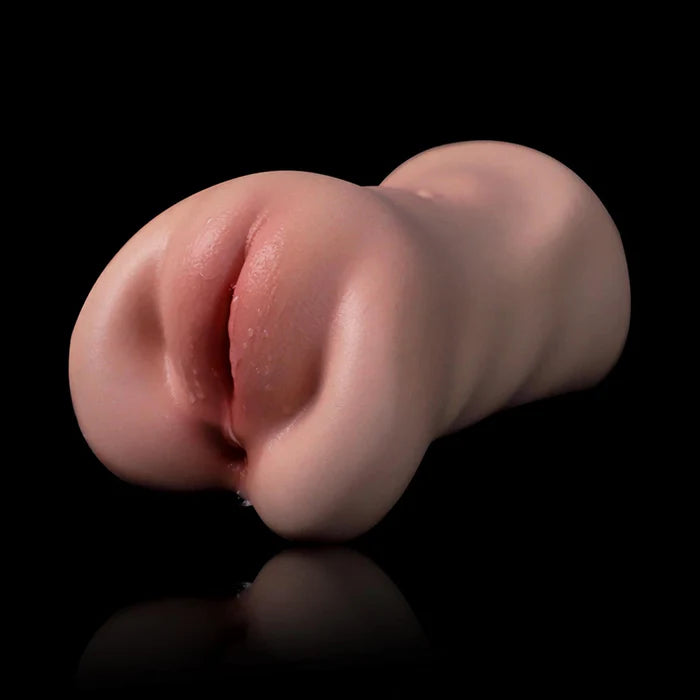 Hallie: 748 g Siliconen pocket pussy met realistische strakke schaamlippen