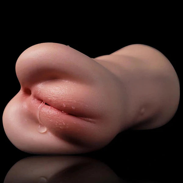 Hallie: 748 g Siliconen pocket pussy met realistische strakke schaamlippen