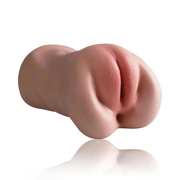 Hallie: 748 g Siliconen pocket pussy met realistische strakke schaamlippen