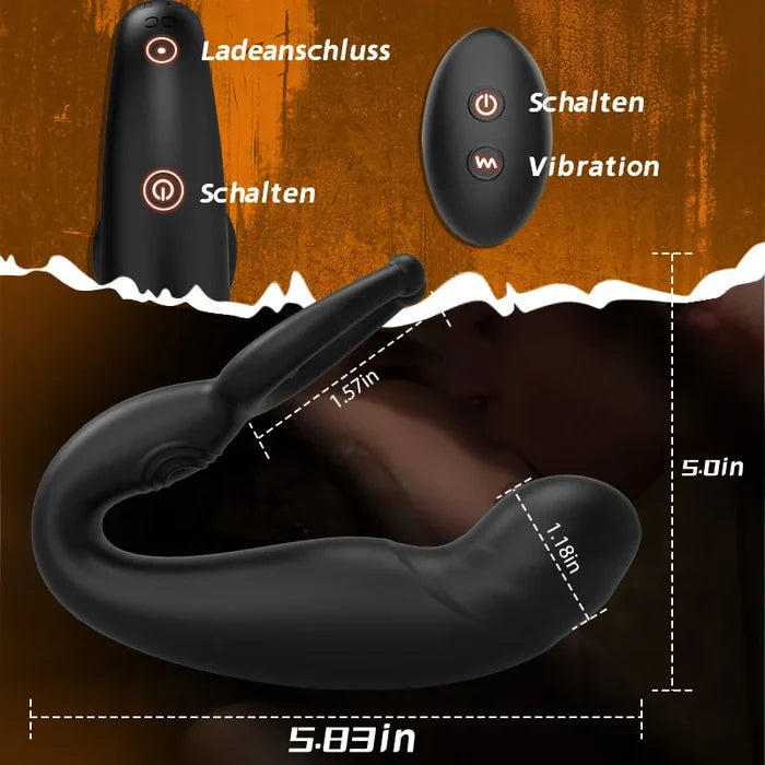 PM11: Prostaat- en anaalvibrator met balletjes en 9 vibratiestanden