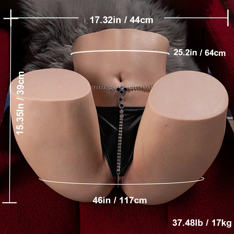 Sienna – 17 kg Premium siliconen big Ass masturbator