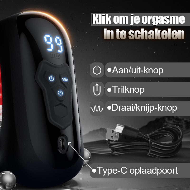 XG10: Penis trainer 9 trilstanden, 9 kneedstanden en 9 rotatiestanden